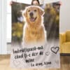 Pătură personalizată - Îmbrățișează-mă dacă ți-e dor de mine