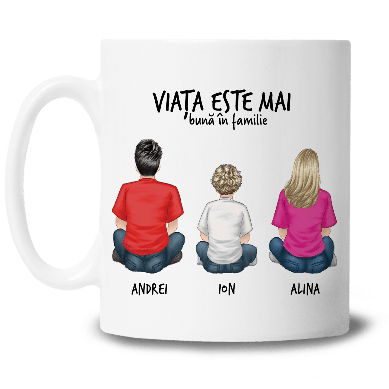 Cană personalizată - Sorbește cu cei dragi