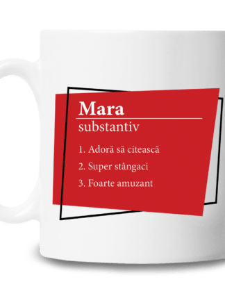 Cană personalizată - Substantiv