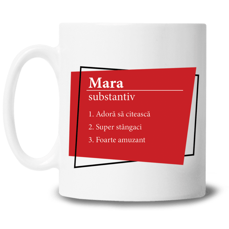 Cană personalizată - Substantiv