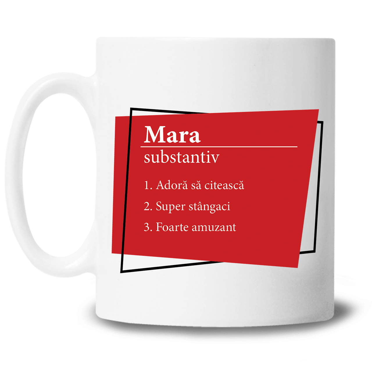 Cană personalizată - Substantiv
