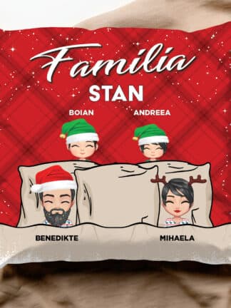 Pernă personalizată - Familie festivă