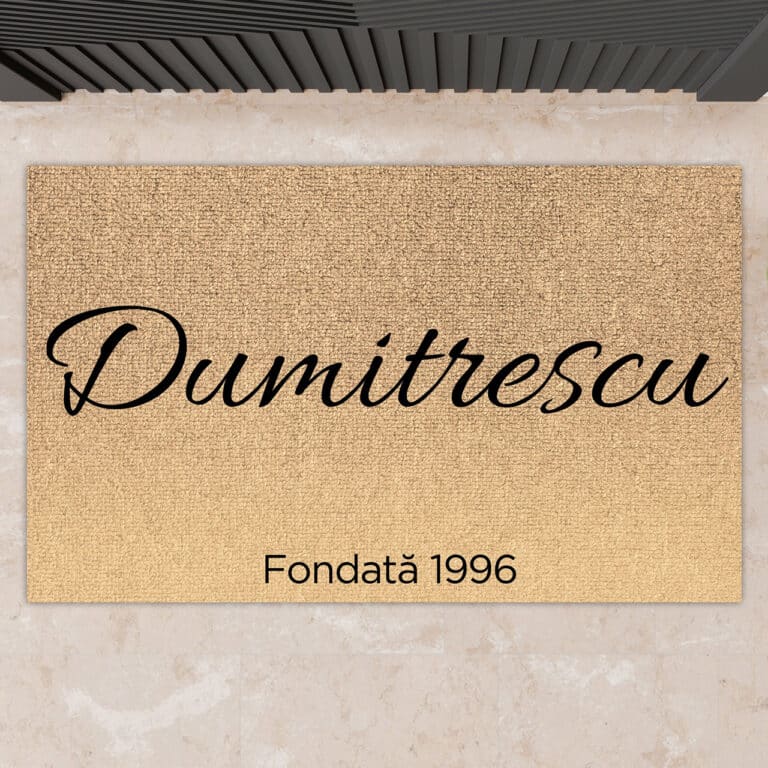 Covoraș personalizat - Familia