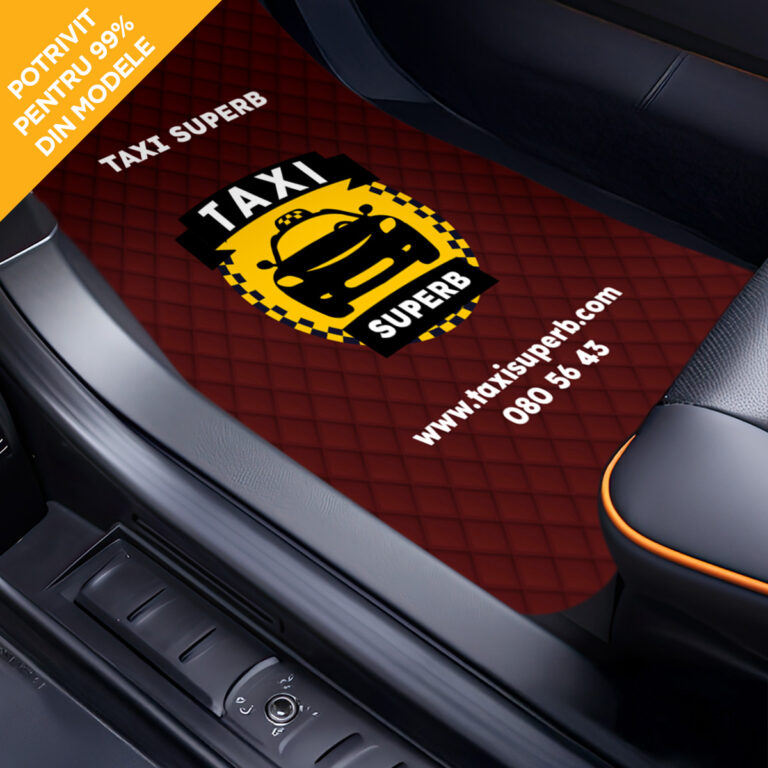 Covoraș auto personalizat cu logo-ul tău