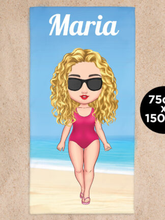 Prosop personalizat pentru plajă - Personaje Însorite
