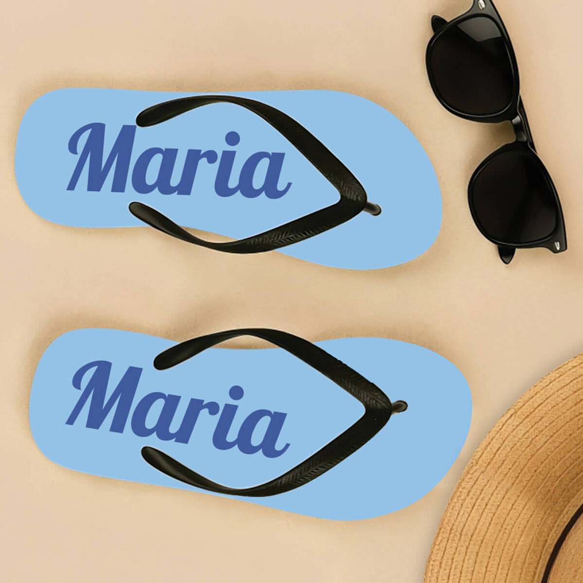 Șlapi personalizați - Numele tău