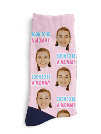 Șosete personalizate - În curând mămică