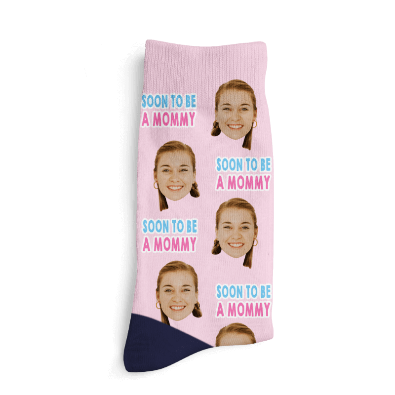 Șosete personalizate - În curând mămică