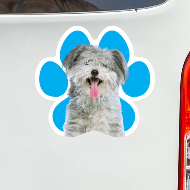 Autocolant personalizat - Amprenta animăluțului casei