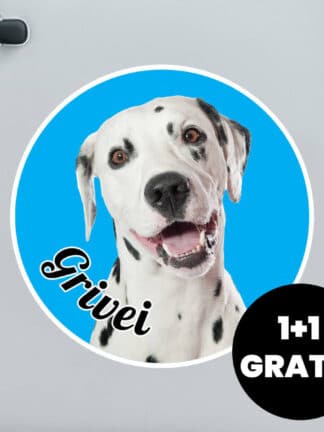 Autocolant personalizat 1+1 GRATIS