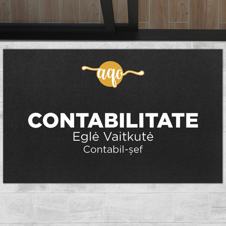 Covoraș personalizat – Intrare profesională