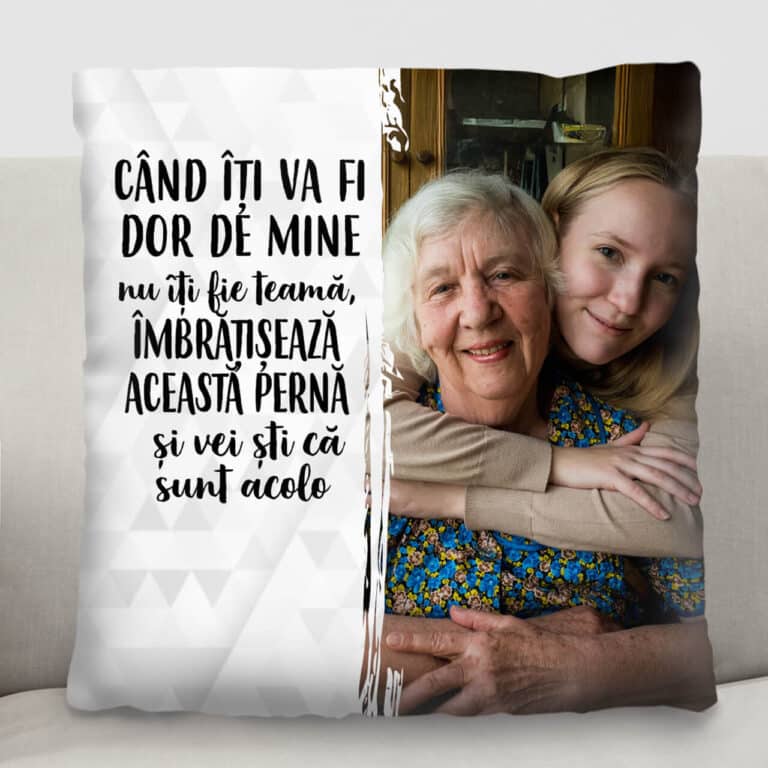 Pernă personalizată – Legătură specială