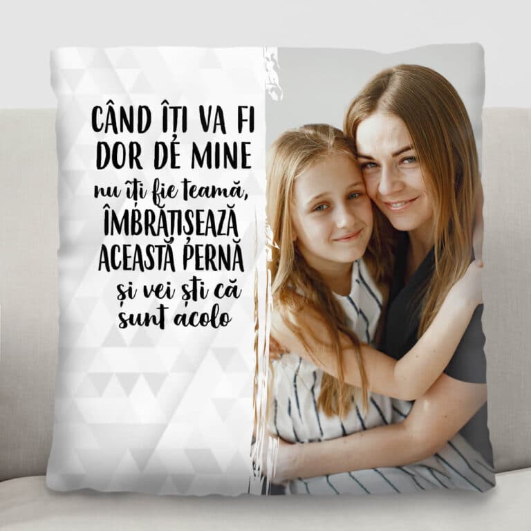 Pernă personalizată – Legătură specială