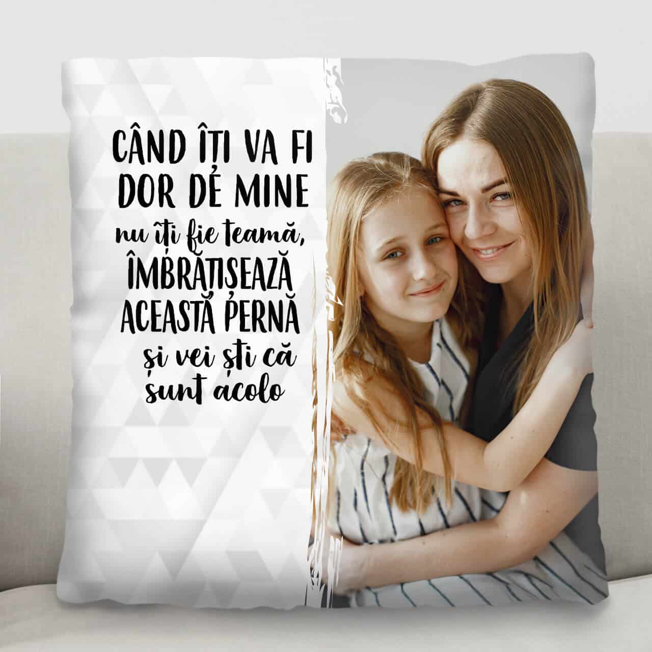 Pernă personalizată – Legătură specială
