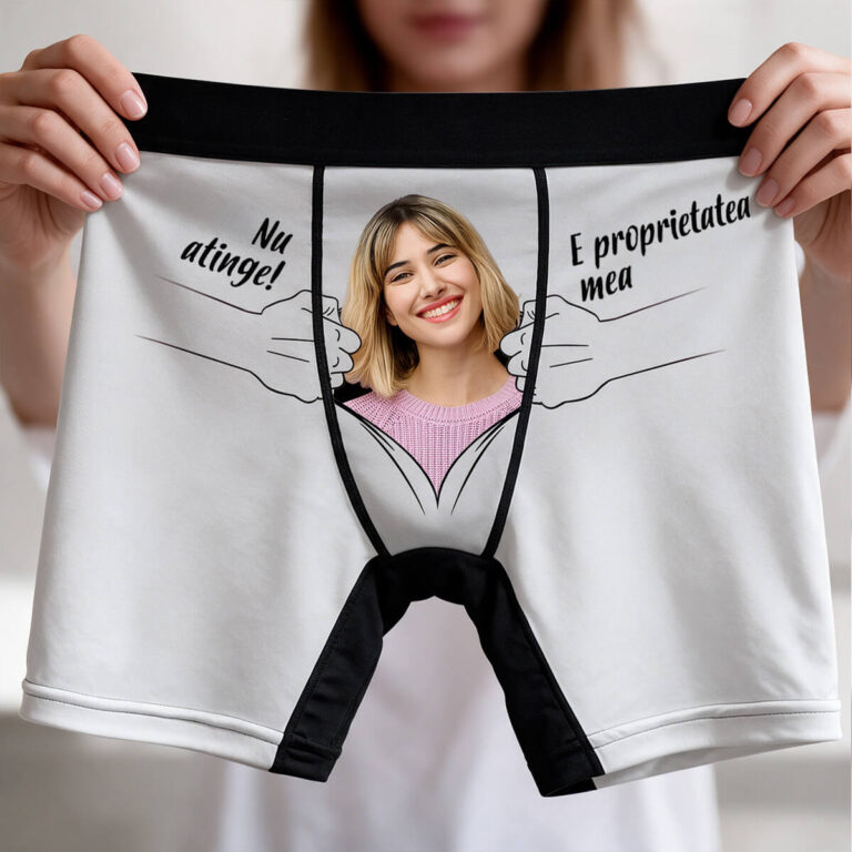 Boxeri personalizați cu fotografie (Cadoul suprem!)