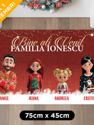 Covoraș personalizat - "Sărbători Fericite"