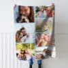Pătură personalizată cu colaj foto