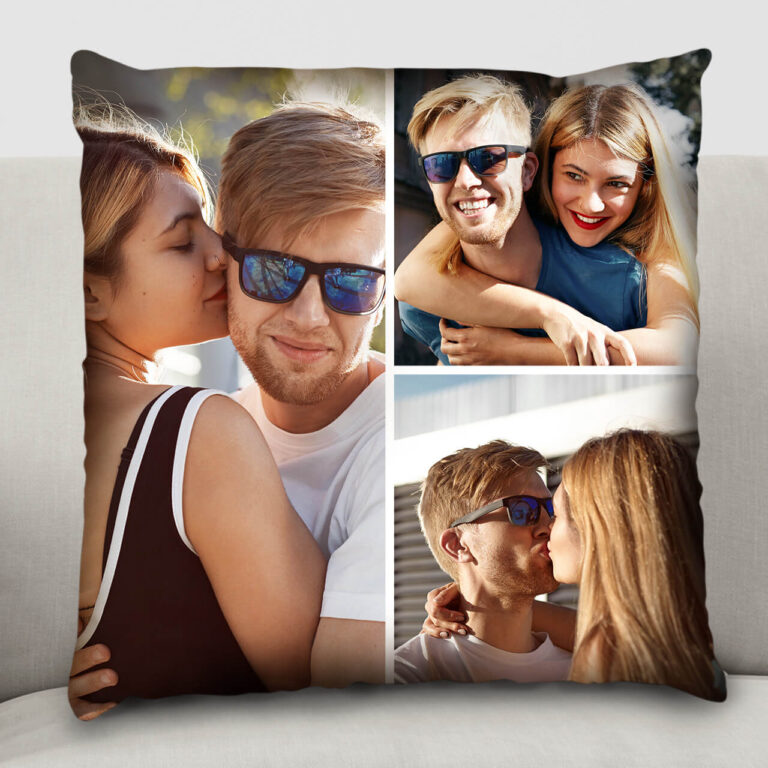 Pernă personalizată cu colaj foto
