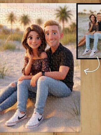 Puzzle personalizat stil desen animat (300 piese)