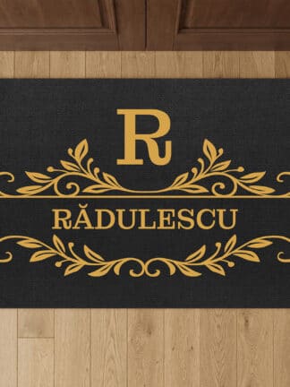 Covoraș personalizat cu numele tău de familie