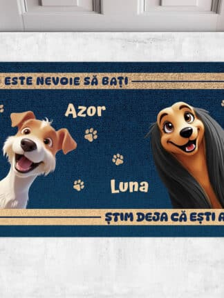 Covoraș personalizat - Nu este nevoie să bați