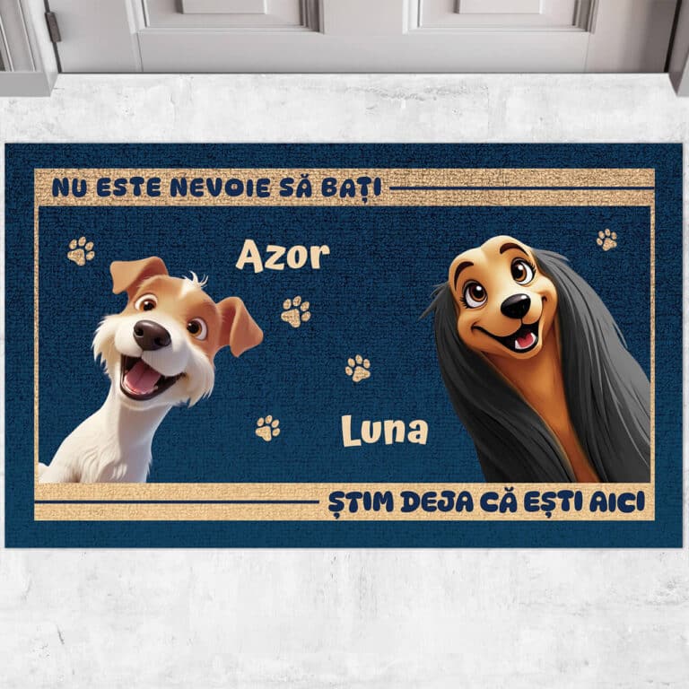 Covoraș personalizat - Nu este nevoie să bați