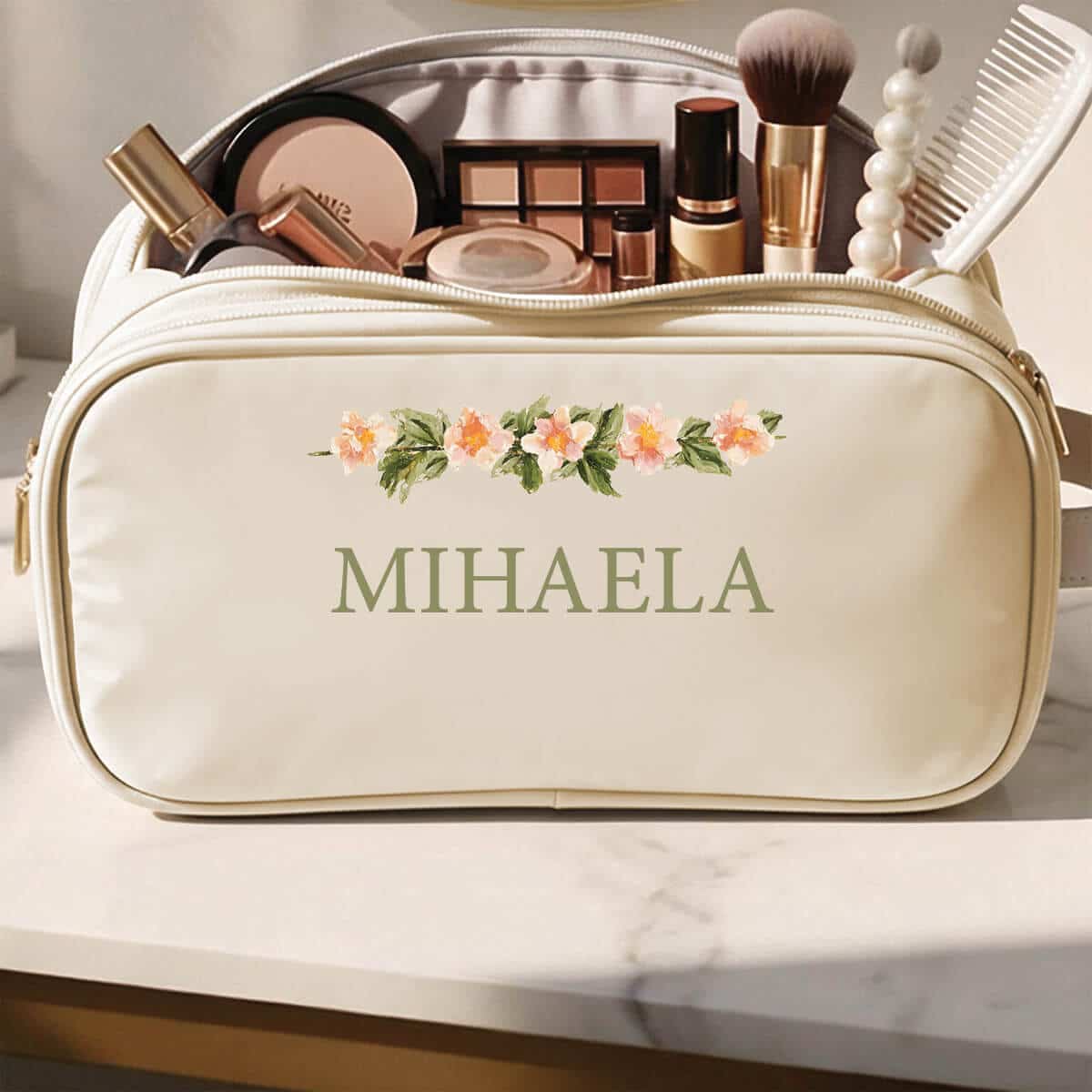 Geantă cosmetice personalizată pentru femei